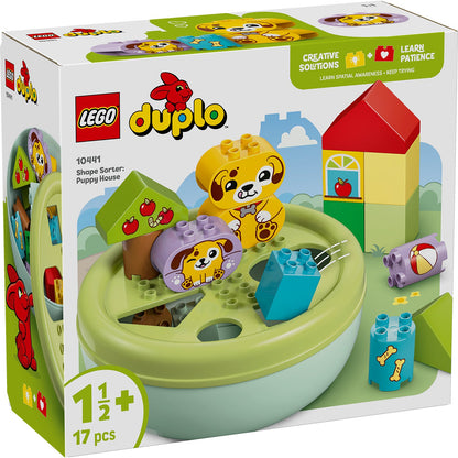 LEGO® DUPLO™ Shape Sorter: Puppy House - Đồ Chơi Phân Loại Hình Khối Nhà Của Cún 10441 - Hình ảnh sản phẩm