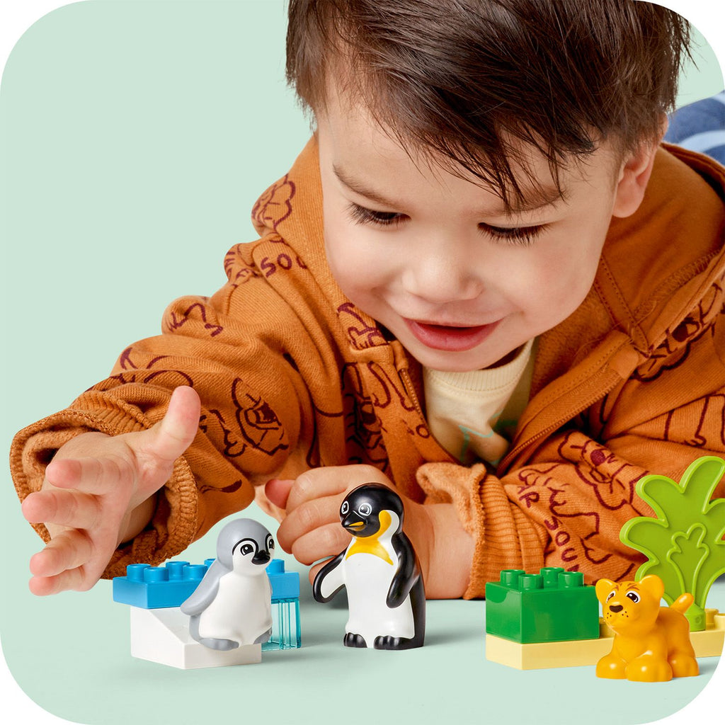LEGO® DUPLO™ Wild Animal Families: Penguins & Lions - Đồ chơi lắp ráp Gia đình Động vật - LEGO 10442 - Hình ảnh bổ sung 8