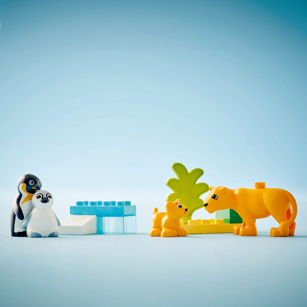 LEGO® DUPLO™ Wild Animal Families: Penguins & Lions - Đồ chơi lắp ráp Gia đình Động vật - LEGO 10442 - Hình ảnh bổ sung 5