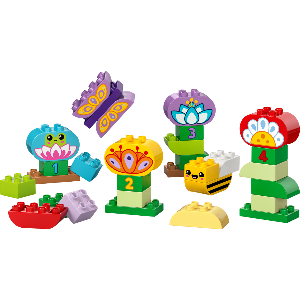 LEGO® DUPLO™ Creative Garden & Flowers - Bộ Đồ Chơi Xếp Hình Khu Vườn Sáng Tạo 10444 - Hình ảnh chi tiết 2