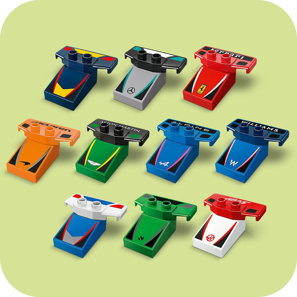 LEGO® DUPLO™ F1® Team Race Cars & Drivers - Đồ chơi lắp ráp Đội Đua Xe F1 - LEGO 10445 - Góc nhìn khác 3