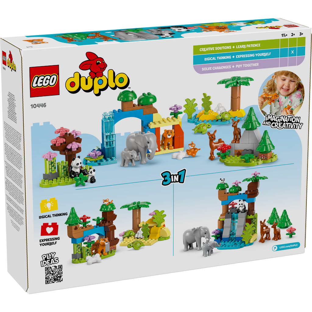 LEGO® DUPLO™ 3in1 Wild Animal Families - Bộ Đồ Chơi Động Vật Hoang Dã 3 Trong 1 - LEGO 10446 - Hình ảnh bổ sung 9