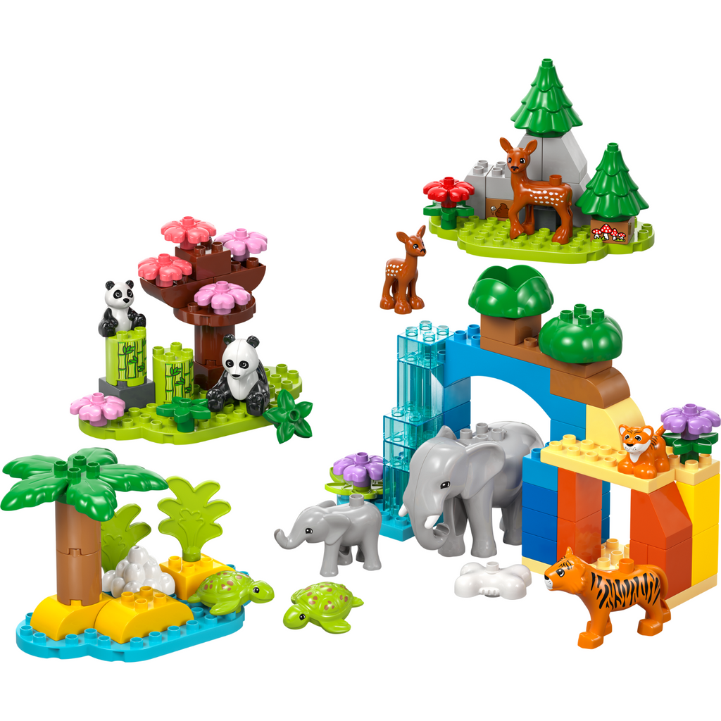 LEGO® DUPLO™ 3in1 Wild Animal Families - Bộ Đồ Chơi Động Vật Hoang Dã 3 Trong 1 - LEGO 10446 - Hình ảnh chi tiết 2