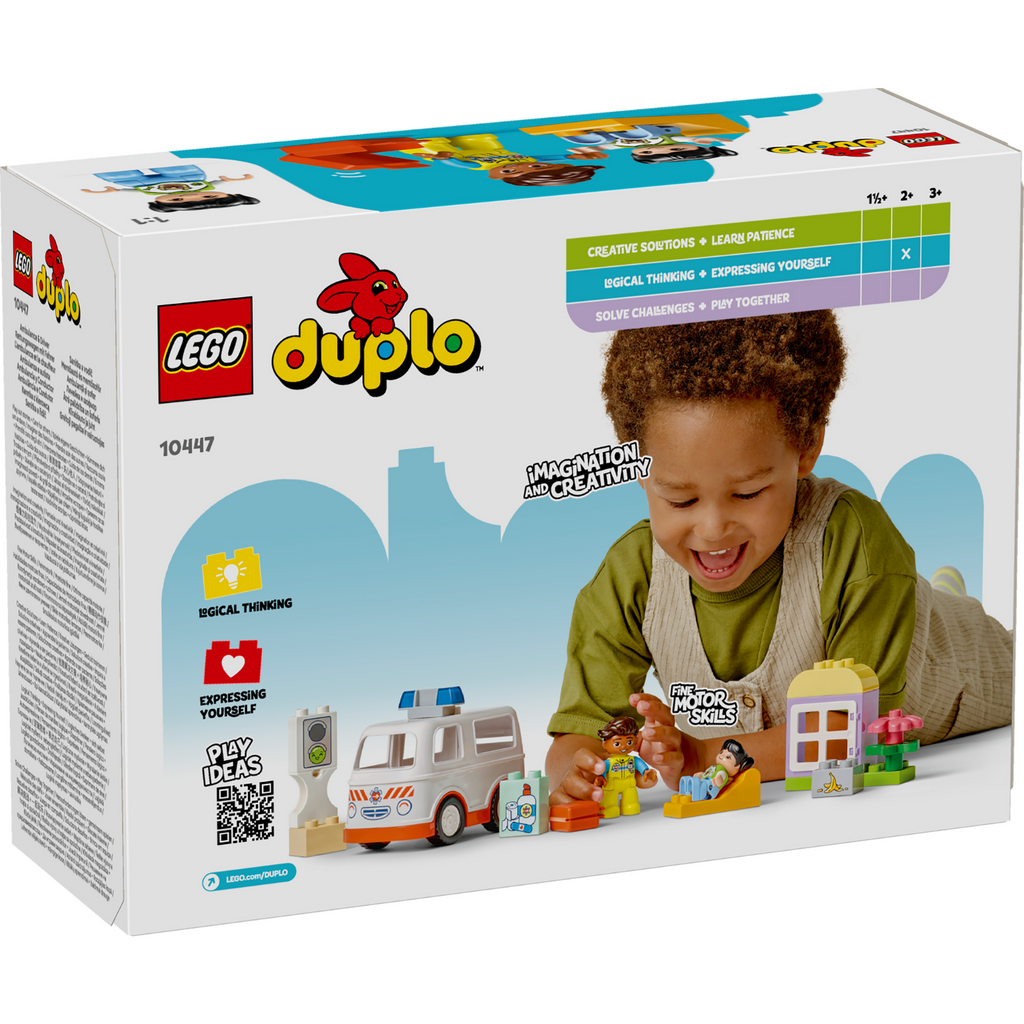 LEGO® DUPLO™ Ambulance & Driver - Đồ Chơi Xe Cấp Cứu Và Nhân Viên Y Tế 10447 - LEGO LEGO - LEGO® DUPLO®