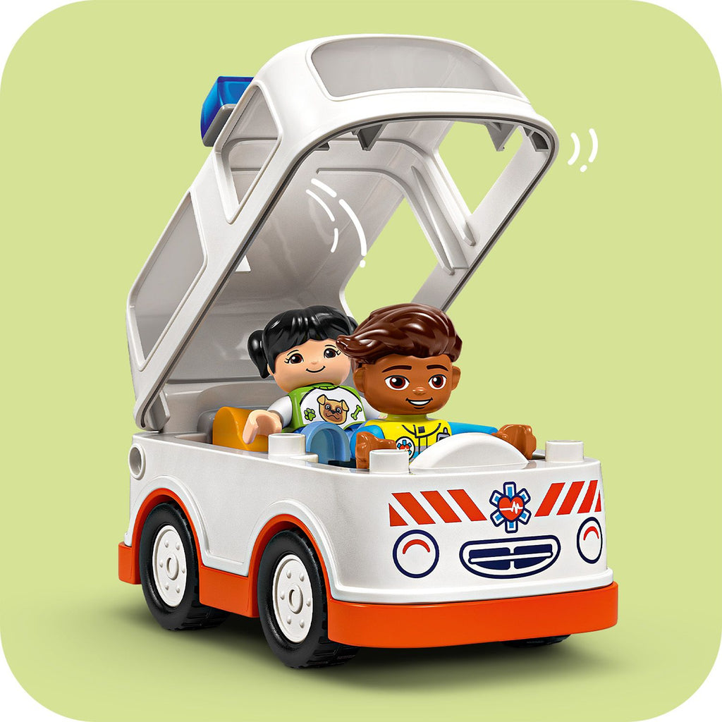 LEGO® DUPLO™ Ambulance & Driver - Đồ Chơi Xe Cấp Cứu Và Nhân Viên Y Tế 10447 - LEGO - Hình ảnh bổ sung 7