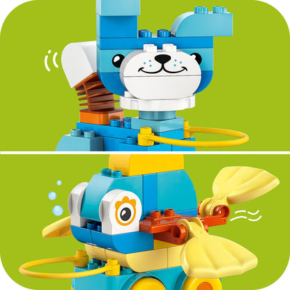 LEGO® DUPLO™ 3in1 Animals on Wheels - Đồ chơi lắp ráp động vật 3 trong 1 - LEGO 10448 - Hình ảnh bổ sung 7