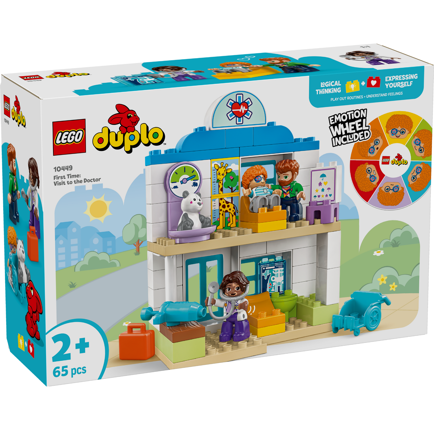 LEGO® DUPLO™ First Time: Visit with the Doctor - Bộ Đồ Chơi Bé Đi Khám Bác Sĩ - LEGO 10449 - Hình ảnh sản phẩm