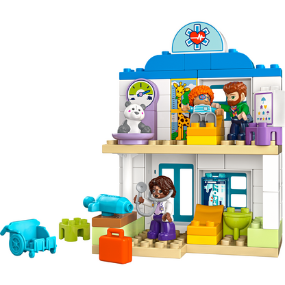 LEGO® DUPLO™ First Time: Visit with the Doctor - Bộ Đồ Chơi Bé Đi Khám Bác Sĩ - LEGO 10449 - Hình ảnh chi tiết 2