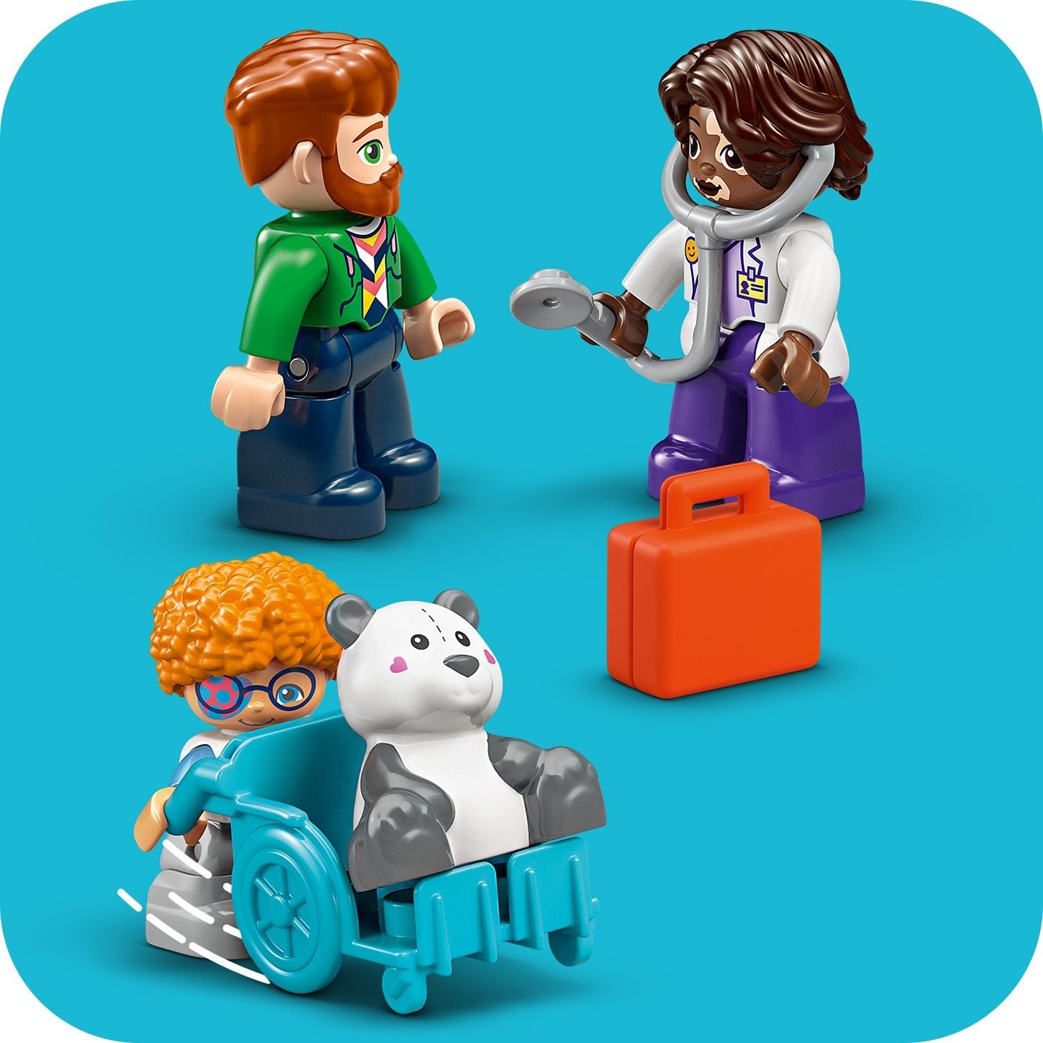 LEGO® DUPLO™ First Time: Visit with the Doctor - Bộ Đồ Chơi Bé Đi Khám Bác Sĩ - LEGO 10449 - Hình ảnh bổ sung 8