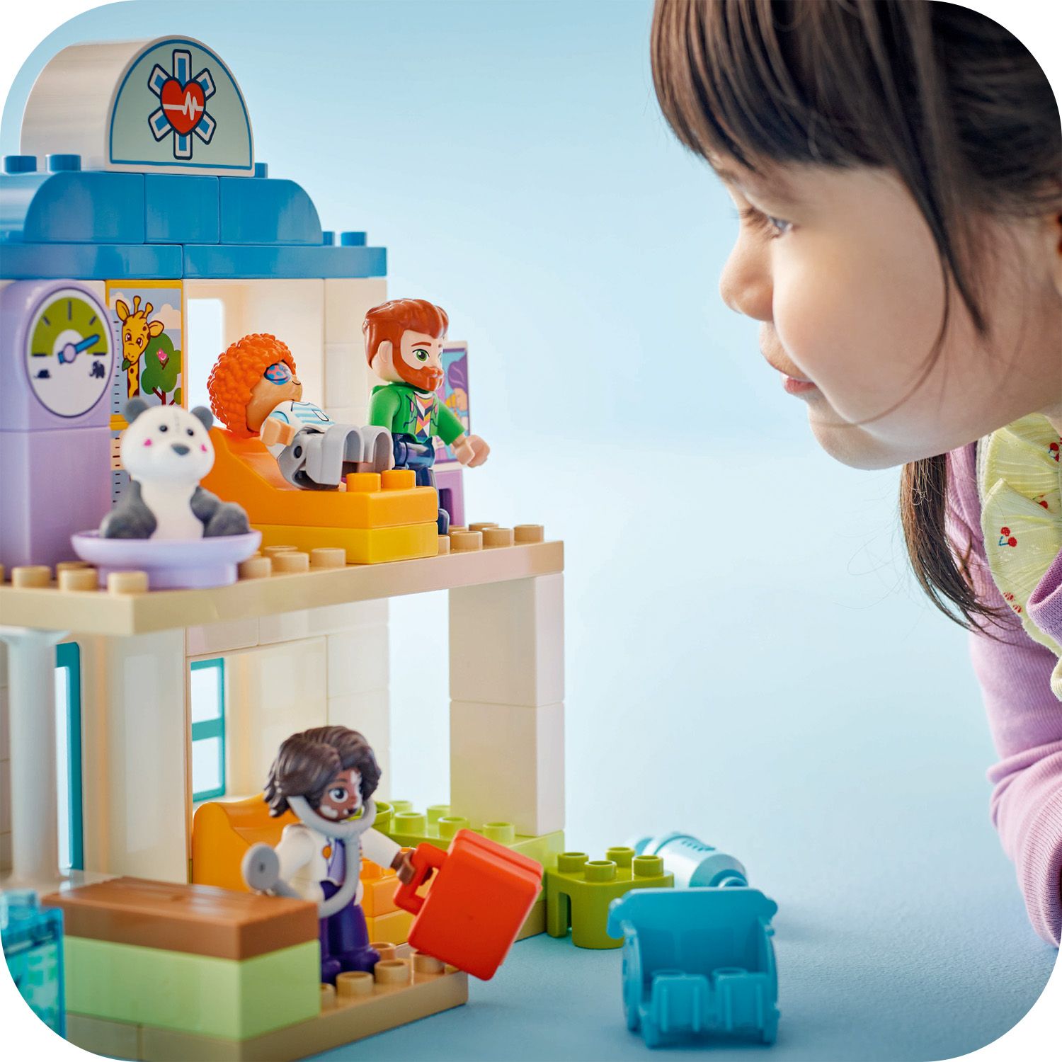 LEGO® DUPLO™ First Time: Visit with the Doctor - Bộ Đồ Chơi Bé Đi Khám Bác Sĩ - LEGO 10449 - Hình ảnh bổ sung 7