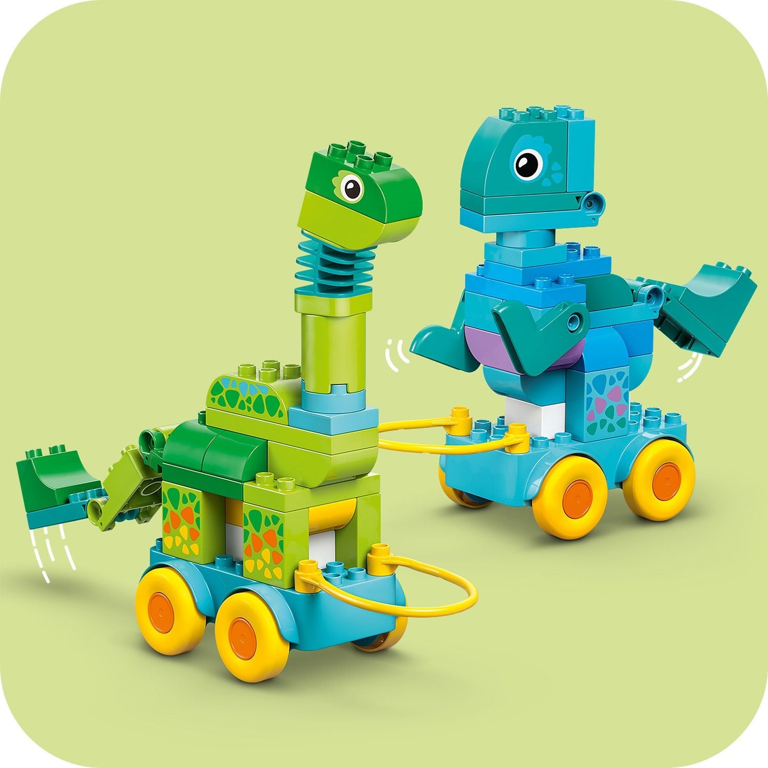 LEGO® DUPLO® 3in1 Dinosaurs on Wheels - Bộ Đồ Chơi Khủng Long 3 Trong 1 - LEGO 10451 - Hình ảnh bổ sung 6