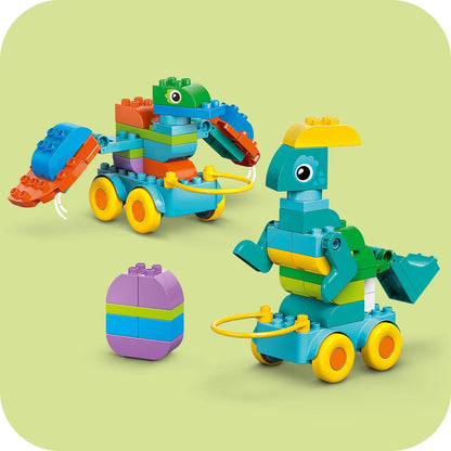 LEGO® DUPLO® 3in1 Dinosaurs on Wheels - Bộ Đồ Chơi Khủng Long 3 Trong 1 - LEGO 10451 LEGO - ảnh 1 - Building Toy