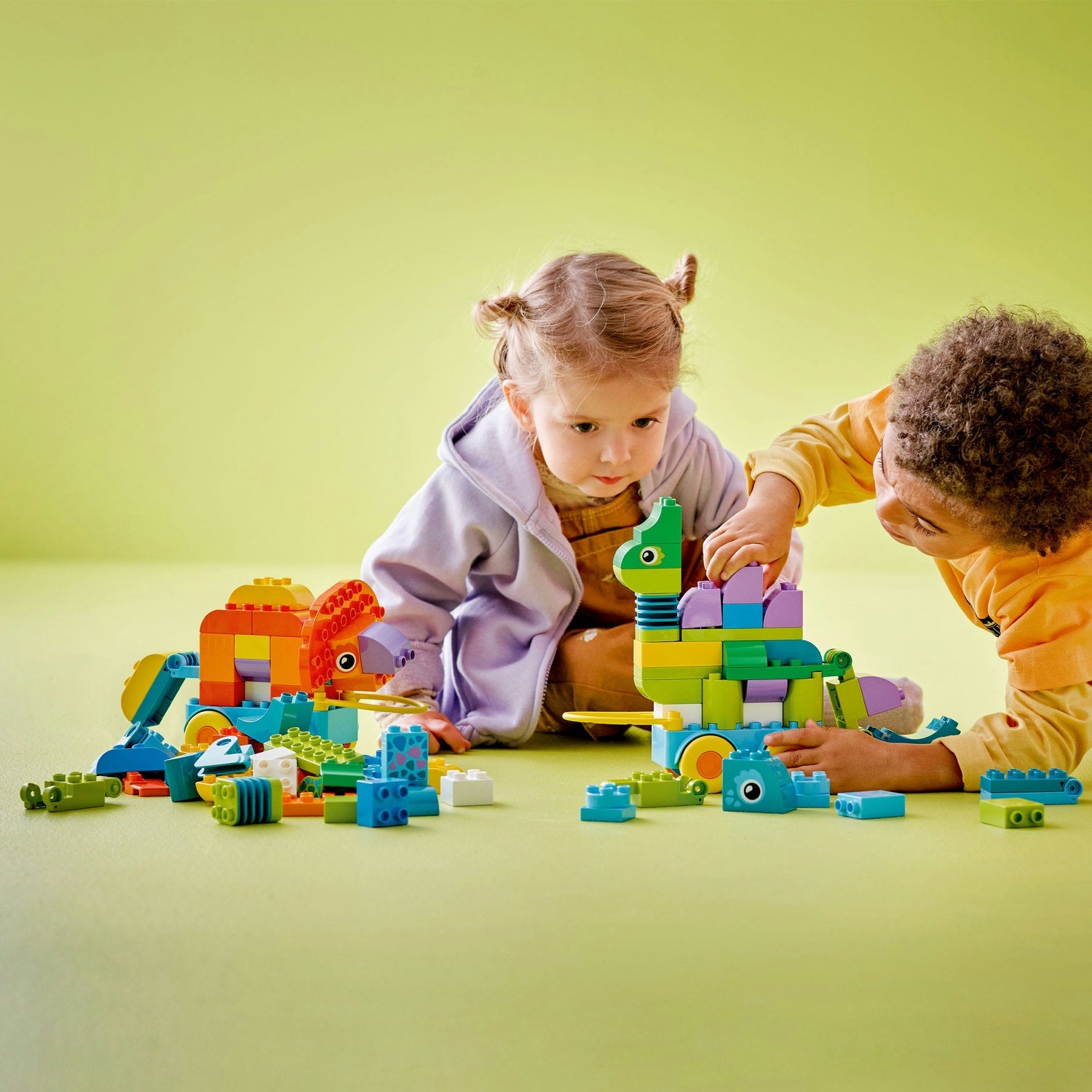 LEGO® DUPLO® 3in1 Dinosaurs on Wheels - Bộ Đồ Chơi Khủng Long 3 Trong 1 - LEGO 10451 - Góc nhìn khác 3