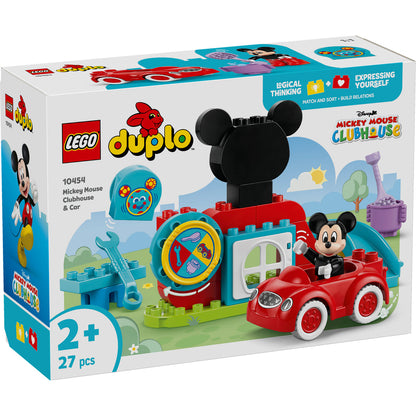 LEGO® DUPLO™ Mickey Mouse Clubhouse & Car - Đồ Chơi Lắp Ráp Nhà Câu Lạc Bộ Mickey - LEGO 10454 - Hình ảnh sản phẩm