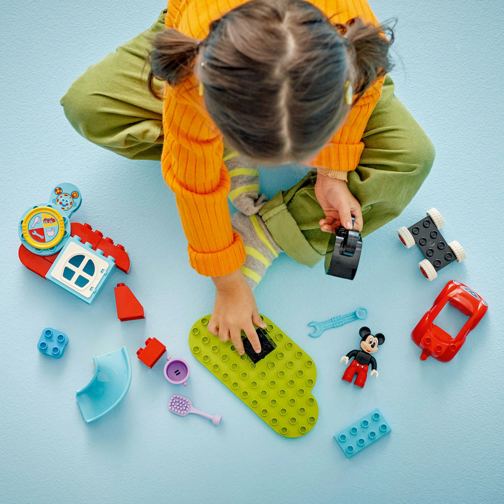 LEGO® DUPLO™ Mickey Mouse Clubhouse & Car - Đồ Chơi Lắp Ráp Nhà Câu Lạc Bộ Mickey - LEGO 10454 - Góc nhìn khác 3