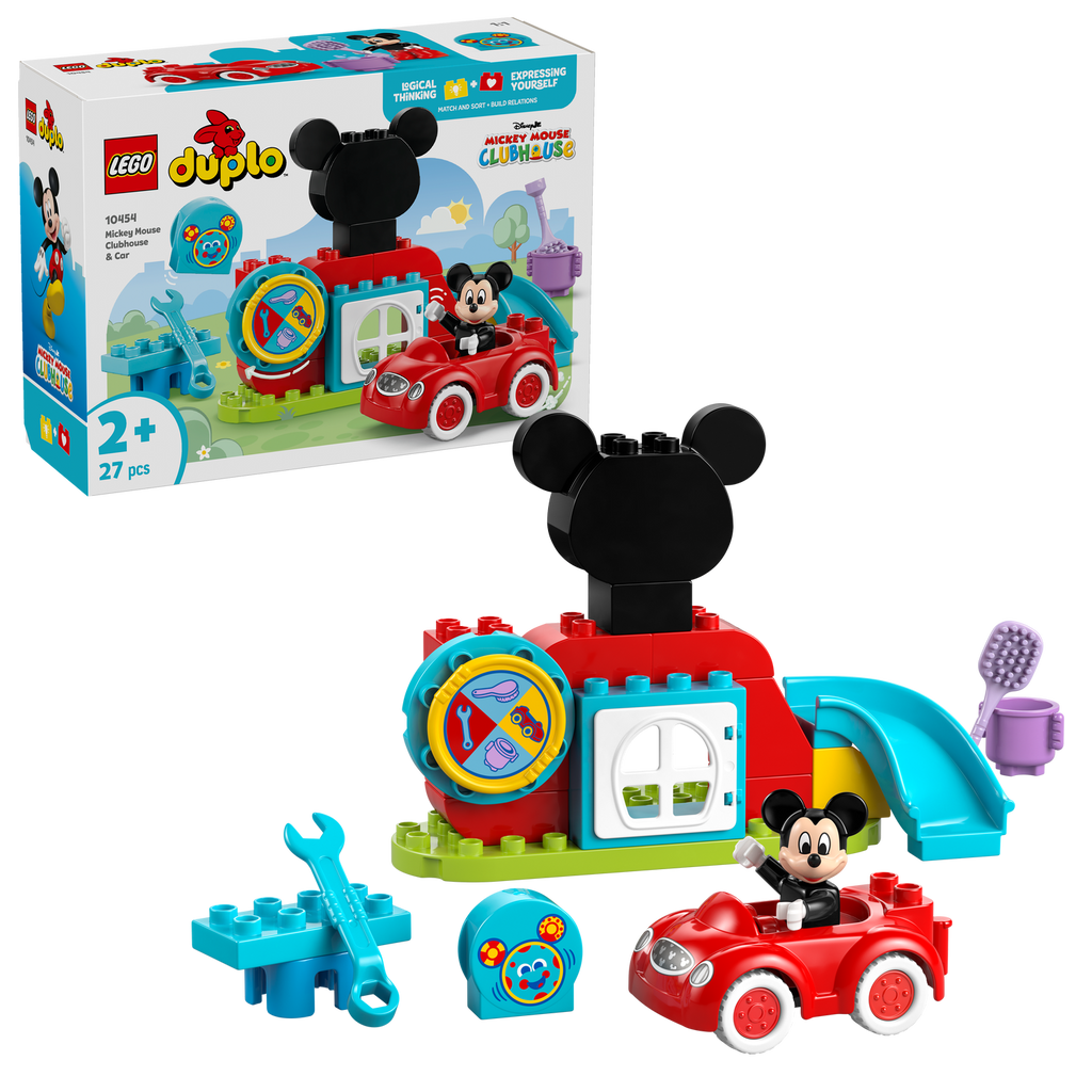 LEGO® DUPLO™ Mickey Mouse Clubhouse & Car - Đồ Chơi Lắp Ráp Nhà Câu Lạc Bộ Mickey - LEGO 10454 - Hình ảnh bổ sung 8