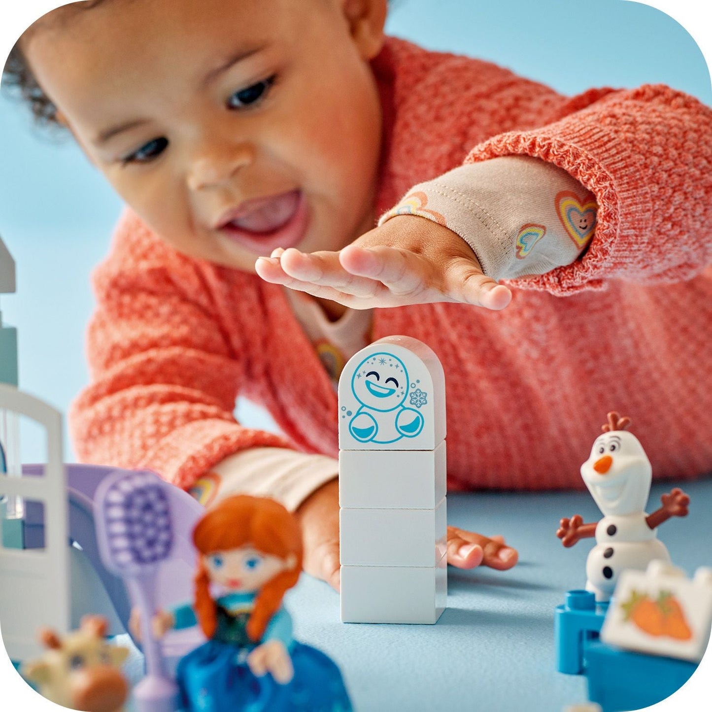 LEGO® DUPLO™ Frozen Anna and Elsa's Frozen Castle Party - Bộ Đồ Chơi Lắp Ráp Lâu Đài Disney Frozen 10455