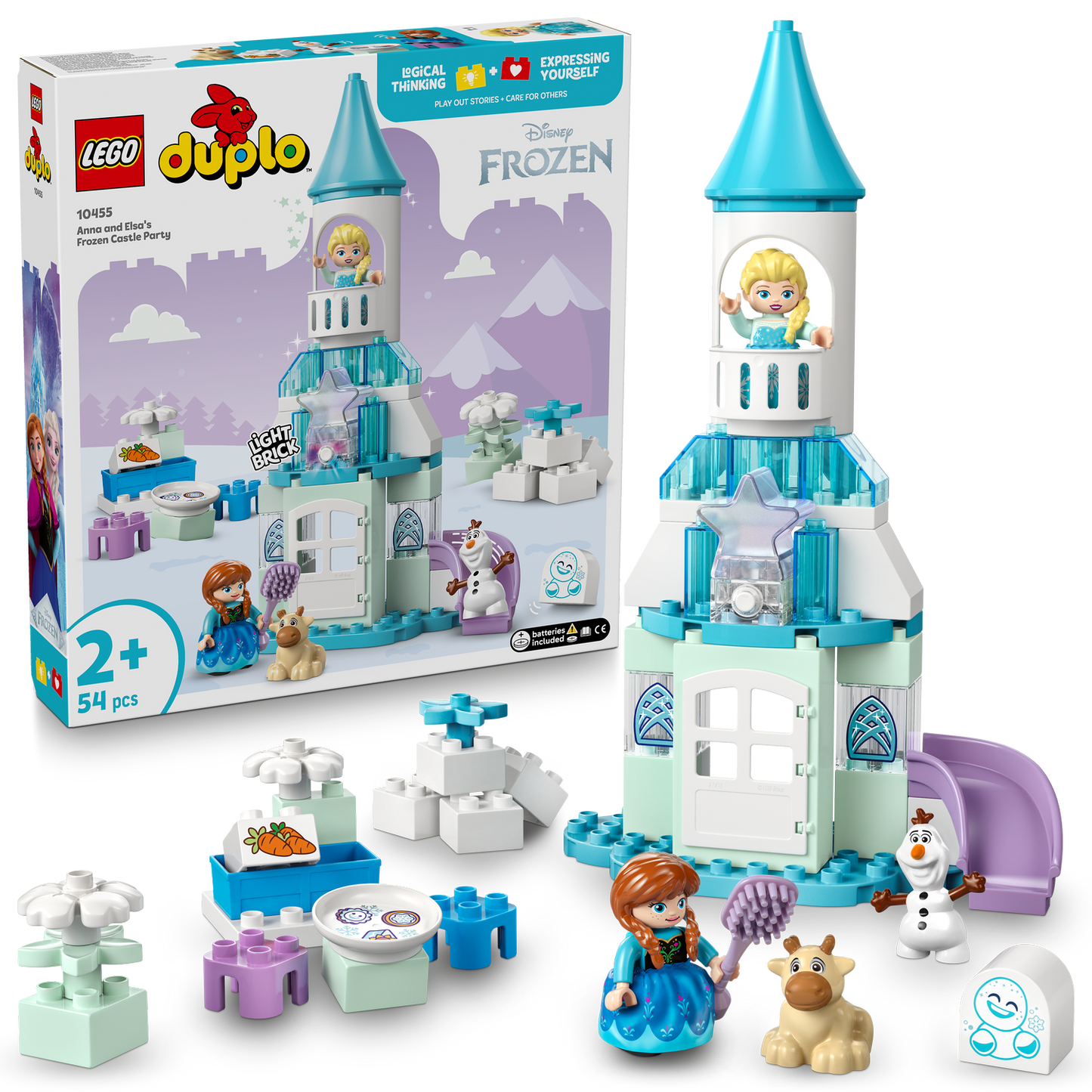 LEGO® DUPLO™ Frozen Anna and Elsa's Frozen Castle Party - Bộ Đồ Chơi Lắp Ráp Lâu Đài Disney Frozen 10455 LEGO - ảnh 6 - LEGO 