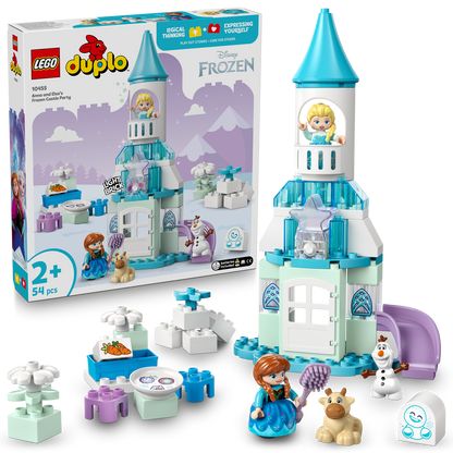 LEGO® DUPLO™ Frozen Anna and Elsa's Frozen Castle Party - Bộ Đồ Chơi Lắp Ráp Lâu Đài Disney Frozen 10455 LEGO - ảnh 6 - LEGO 