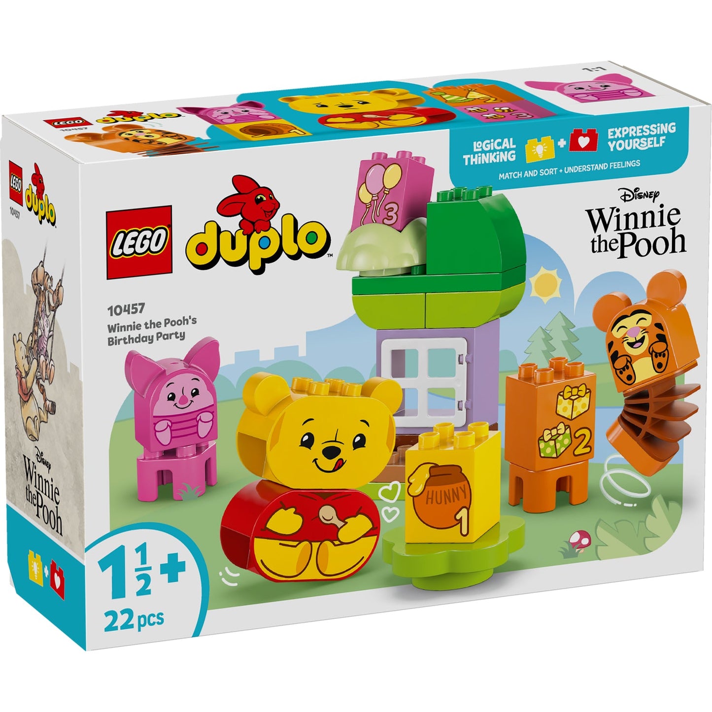 LEGO® DUPLO™ Disney Winnie the Pooh’s Birthday Party - Đồ chơi lắp ráp Tiệc sinh nhật Gấu Pooh LEGO 10457 - Hình ảnh sản phẩm