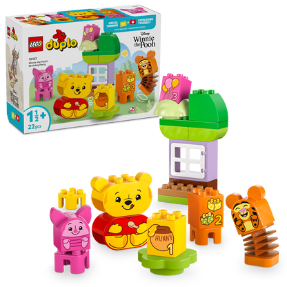 LEGO® DUPLO™ Disney Winnie the Pooh’s Birthday Party - Đồ chơi lắp ráp Tiệc sinh nhật Gấu Pooh LEGO 10457 - Hình ảnh bổ sung 8