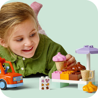 LEGO® DUPLO® Bluey: Ice Cream Trip with Bluey - Bộ Đồ Chơi Xe Kem Bluey 10458 - LEGO - Hình ảnh bổ sung 8