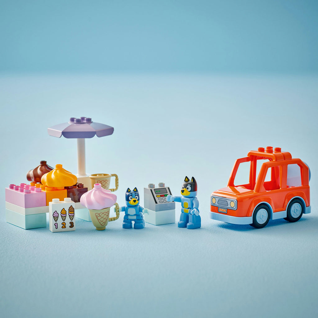 LEGO® DUPLO® Bluey: Ice Cream Trip with Bluey - Bộ Đồ Chơi Xe Kem Bluey 10458 - LEGO - Hình ảnh bổ sung 5