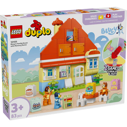 LEGO® DUPLO® Bluey: Blueys Family House with Memory Game - Đồ chơi lắp ráp Ngôi nhà của gia đình Bluey (10459) - Hình ảnh sản phẩm