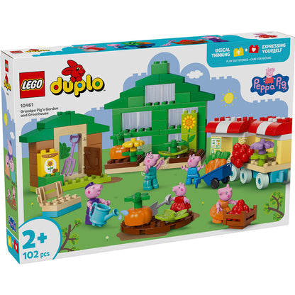 LEGO® DUPLO™ Grandpa Pig's Garden and Greenhouse - Bộ đồ chơi lắp ráp vườn cây Peppa Pig - LEGO 10461 - Hình ảnh sản phẩm