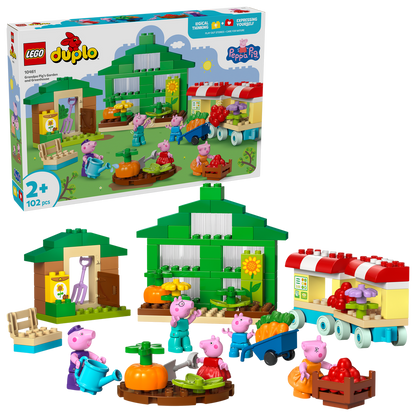 LEGO® DUPLO™ Grandpa Pig's Garden and Greenhouse - Bộ đồ chơi lắp ráp vườn cây Peppa Pig - LEGO 10461 LEGO - ảnh 3 - LEGO