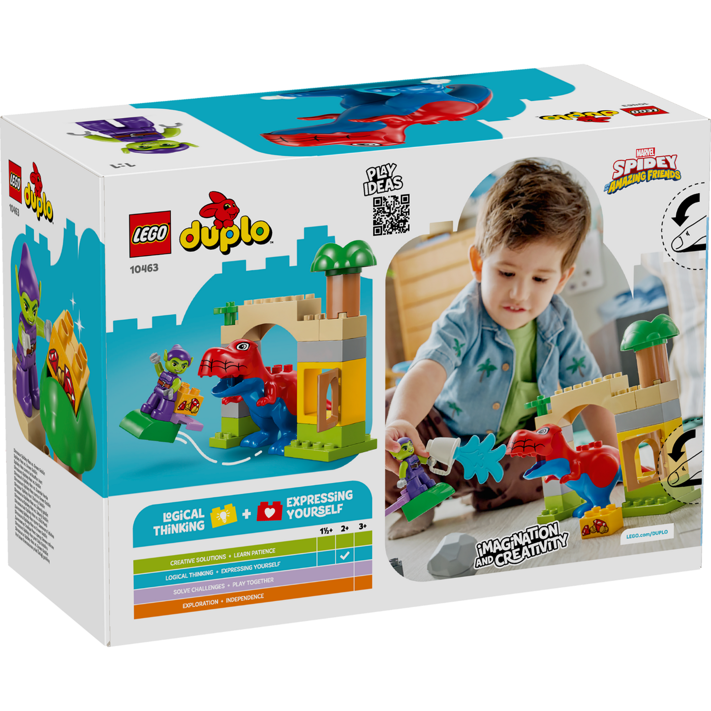 LEGO® DUPLO® | Marvel Dinosaur Spidey-Rex vs. Green Goblin