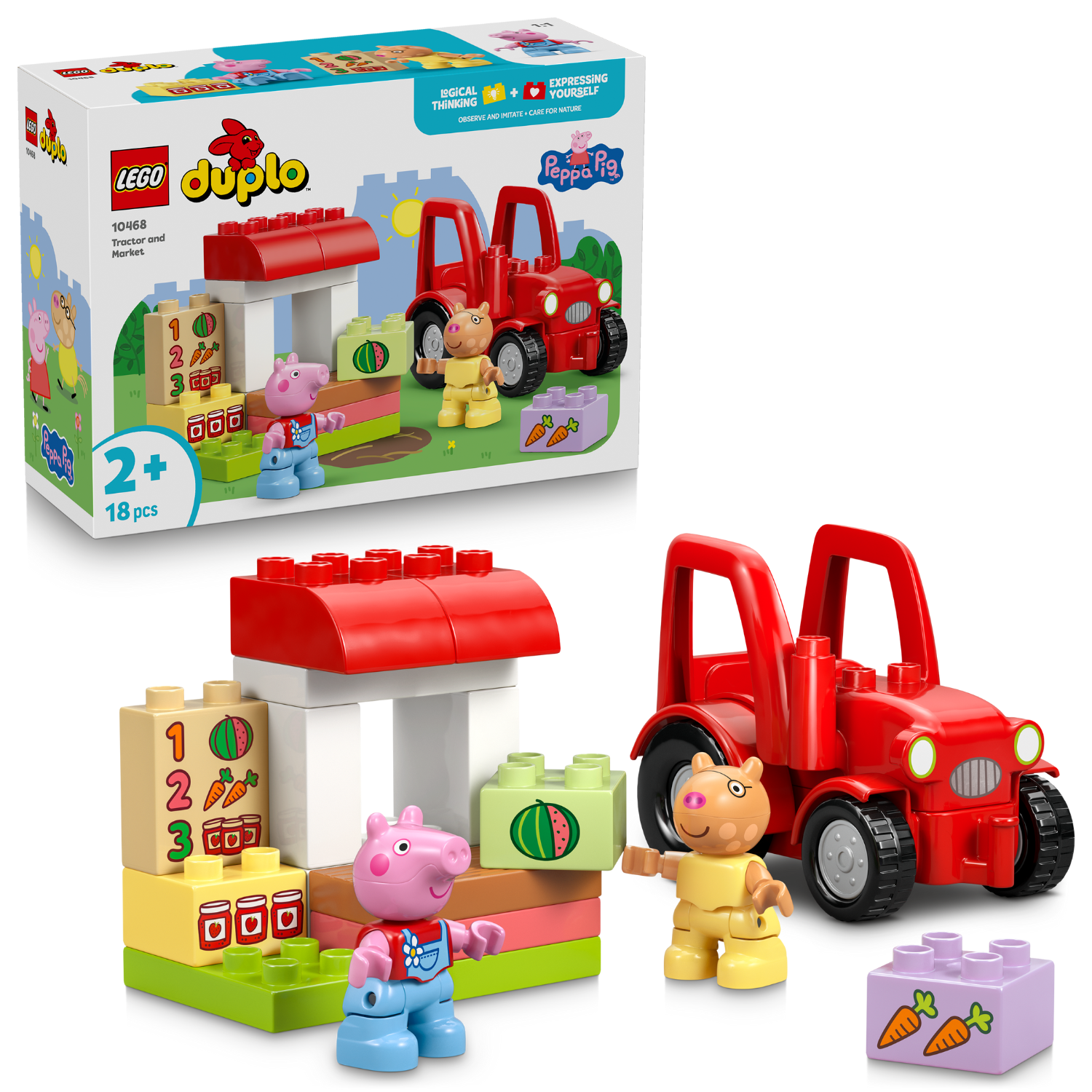 LEGO® DUPLO® Peppa Pig Tractor and Market