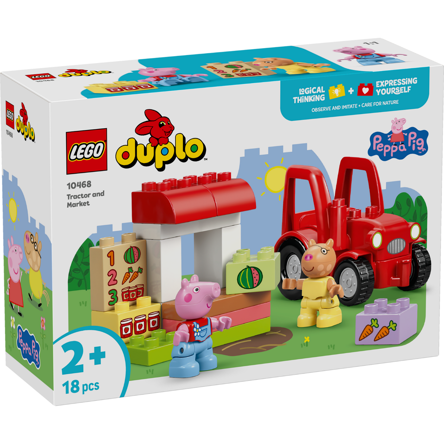 LEGO® DUPLO® Peppa Pig Tractor and Market