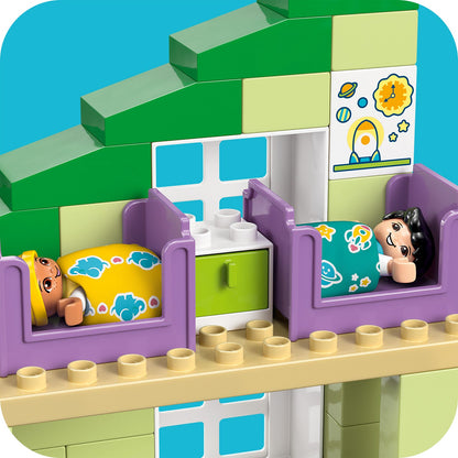 LEGO® DUPLO® Town 3-in-1 Modern Family House with Figures - Đồ chơi lắp ráp nhà búp bê 3 trong 1 LEGO 10470 - Hình ảnh bổ sung 8