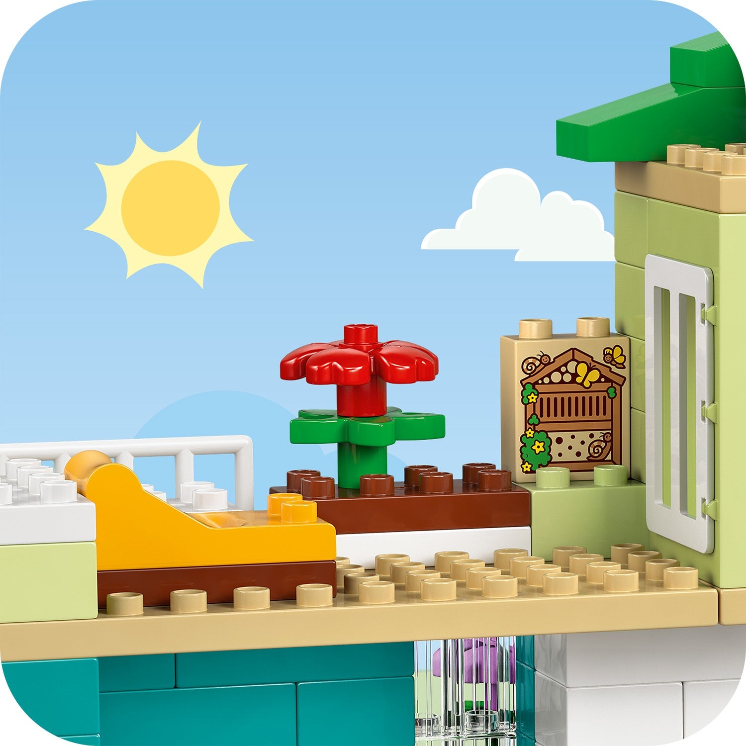 LEGO® DUPLO® Town 3-in-1 Modern Family House with Figures - Đồ chơi lắp ráp nhà búp bê 3 trong 1 LEGO 10470 LEGO - ảnh 1 - Le