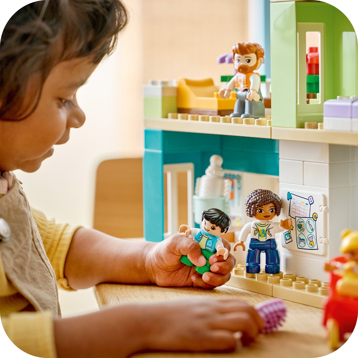 LEGO® DUPLO® Town 3-in-1 Modern Family House with Figures - Đồ chơi lắp ráp nhà búp bê 3 trong 1 LEGO 10470 LEGO - ảnh 2 - Le
