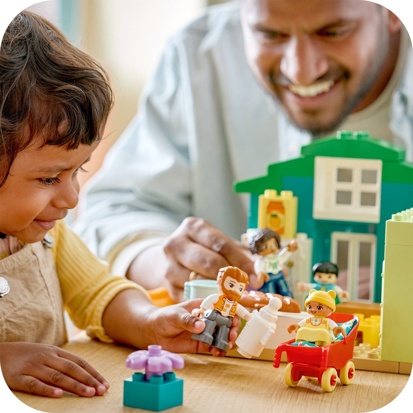 LEGO® DUPLO® Town 3-in-1 Modern Family House with Figures - Đồ chơi lắp ráp nhà búp bê 3 trong 1 LEGO 10470 LEGO - ảnh 3 - Le