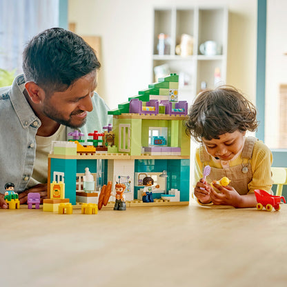 LEGO® DUPLO® Town 3-in-1 Modern Family House with Figures - Đồ chơi lắp ráp nhà búp bê 3 trong 1 LEGO 10470 - Góc nhìn khác 3