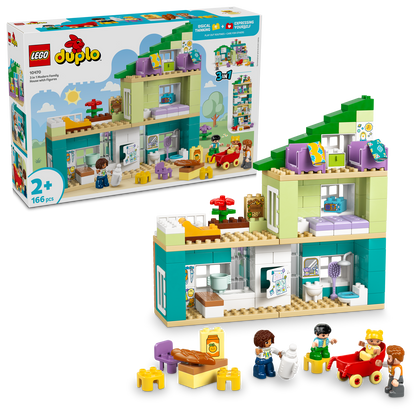 LEGO® DUPLO® Town 3-in-1 Modern Family House with Figures - Đồ chơi lắp ráp nhà búp bê 3 trong 1 LEGO 10470