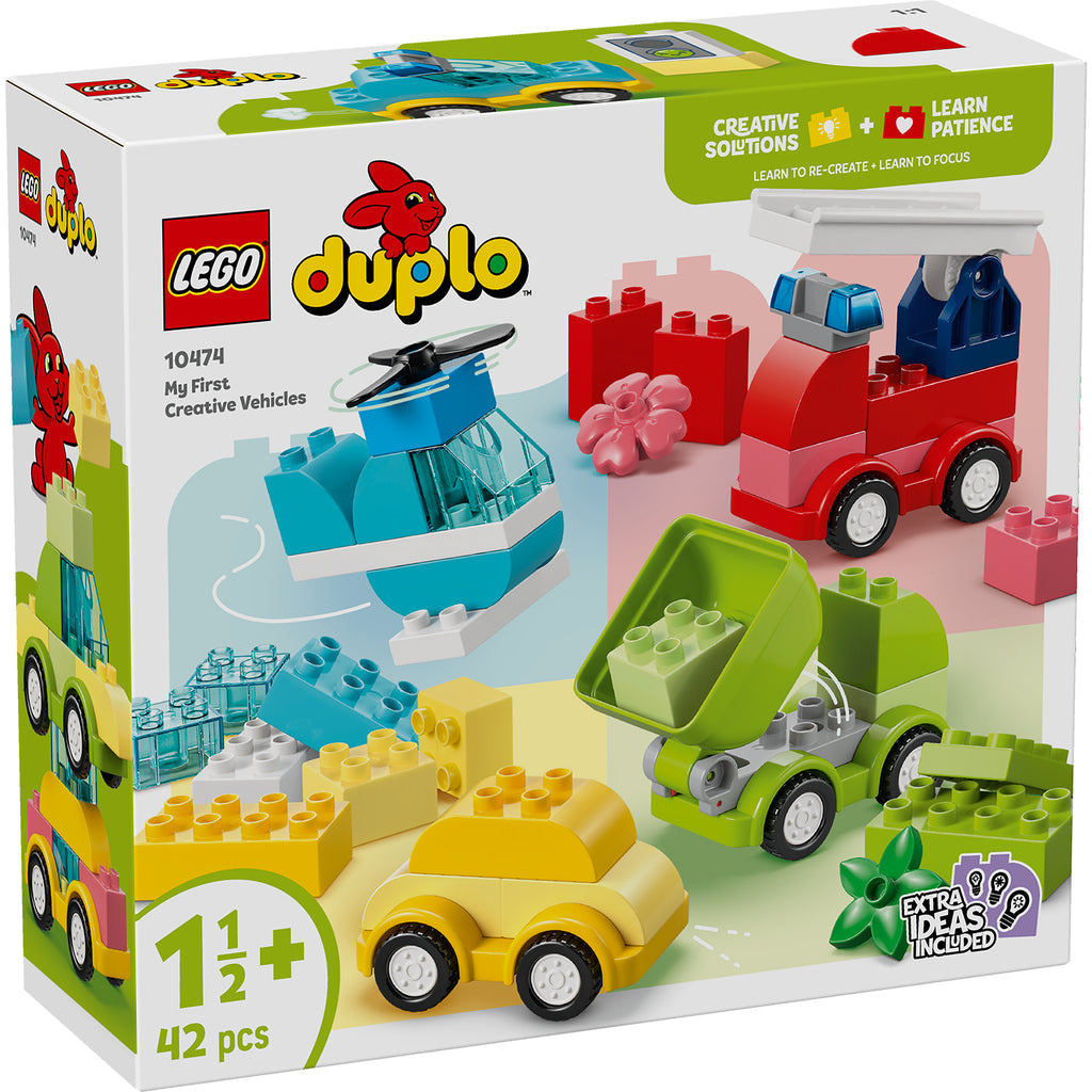 LEGO® DUPLO® My First Creative Vehicles - Bộ Lắp Ráp Xe Sáng Tạo Đầu Tiên - LEGO 10474 - Hình ảnh sản phẩm