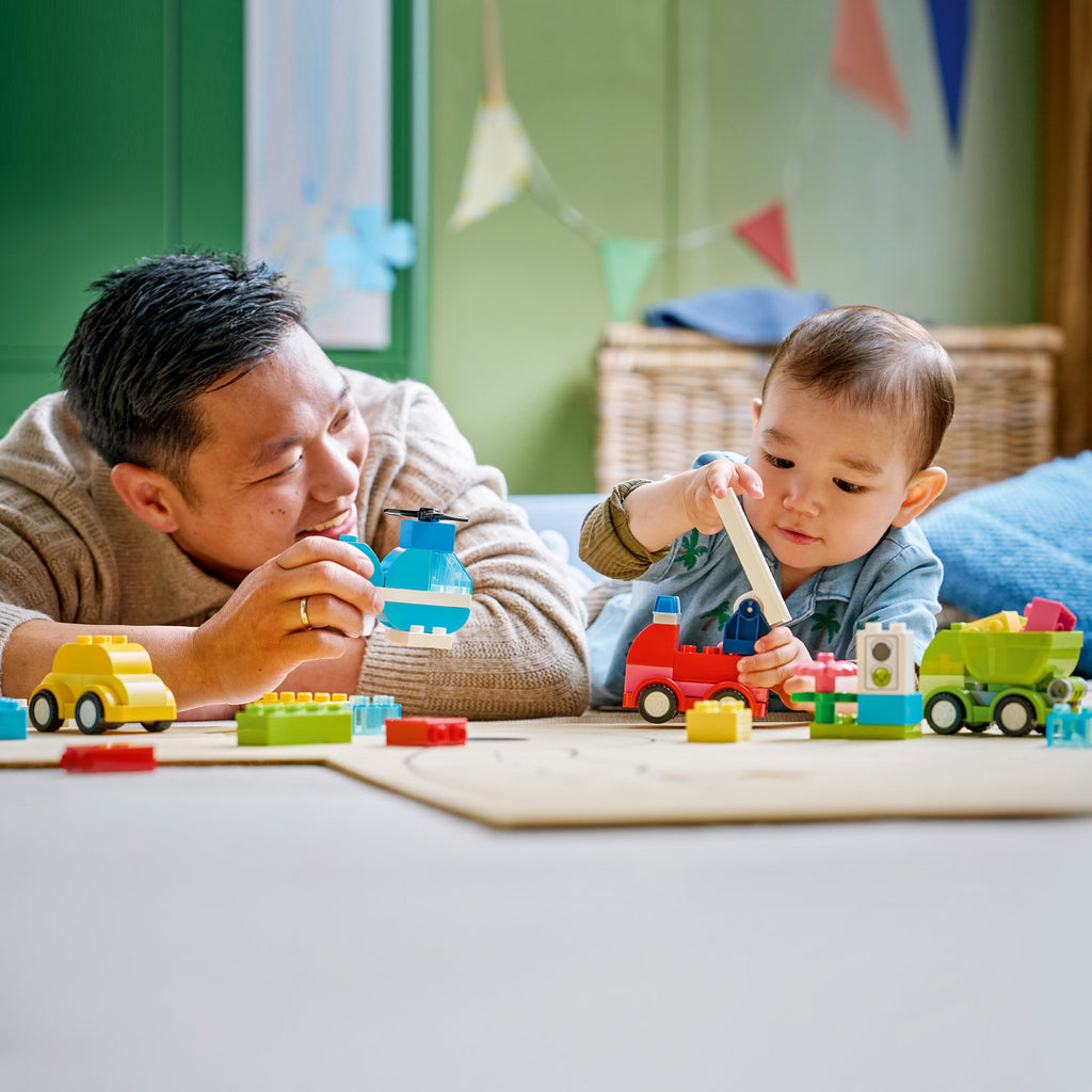 LEGO® DUPLO® My First Creative Vehicles - Bộ Lắp Ráp Xe Sáng Tạo Đầu Tiên - LEGO 10474 - Góc nhìn khác 3