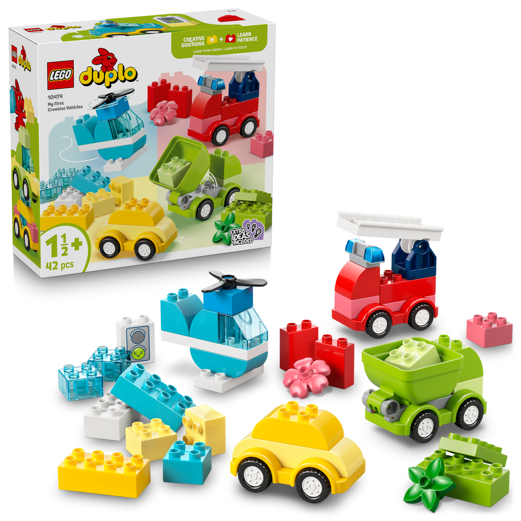 LEGO® DUPLO® My First Creative Vehicles - Bộ Lắp Ráp Xe Sáng Tạo Đầu Tiên - LEGO 10474 LEGO - ảnh 3 - LEGO® DUPLO®