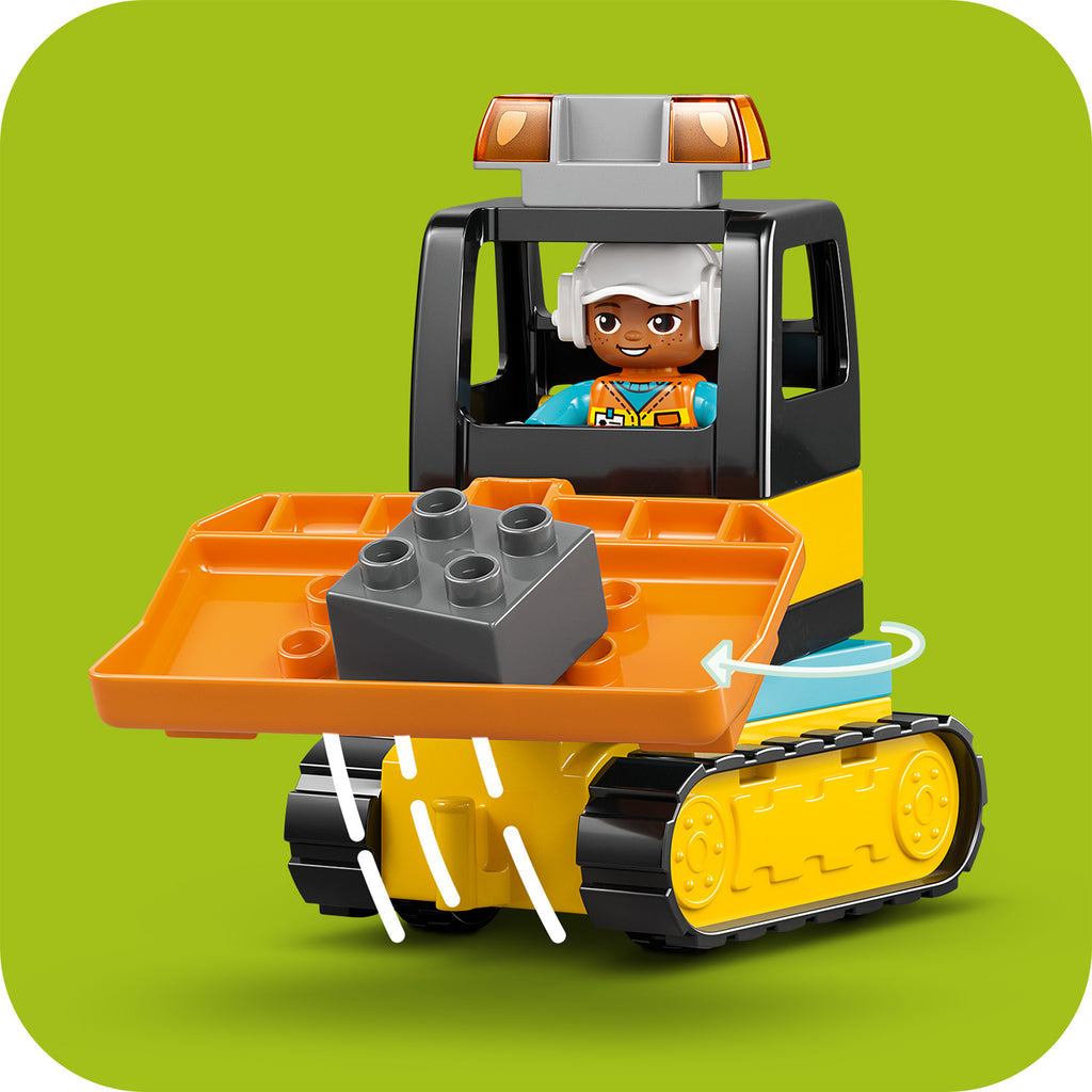LEGO® DUPLO® Town 3-in-1 Construction Site and Vehicles - Bộ Đồ Chơi Công Trường Xây Dựng 3 Trong 1 - LEGO 10476 - Hình ảnh bổ sung 6