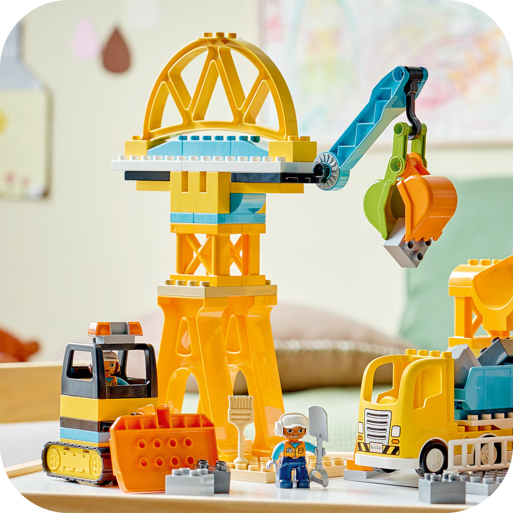LEGO® DUPLO® Town 3-in-1 Construction Site and Vehicles - Bộ Đồ Chơi Công Trường Xây Dựng 3 Trong 1 - LEGO 10476 LEGO - ảnh 3