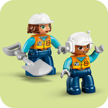 LEGO® DUPLO® Town 3-in-1 Construction Site and Vehicles - Bộ Đồ Chơi Công Trường Xây Dựng 3 Trong 1 - LEGO 10476 LEGO - ảnh 4