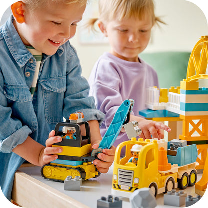 LEGO® DUPLO® Town 3-in-1 Construction Site and Vehicles - Bộ Đồ Chơi Công Trường Xây Dựng 3 Trong 1 - LEGO 10476 LEGO - ảnh 5