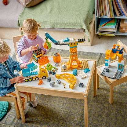 LEGO® DUPLO® Town 3-in-1 Construction Site and Vehicles - Bộ Đồ Chơi Công Trường Xây Dựng 3 Trong 1 - LEGO 10476 - Hình ảnh bổ sung 4