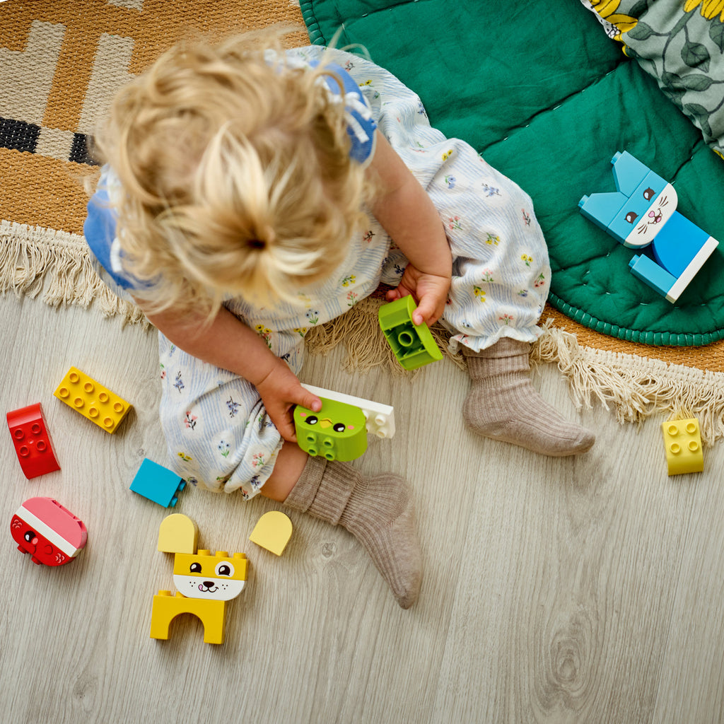 LEGO® DUPLO® My First 3-in-1 Creative Cute Pets - Bộ Đồ Chơi Lắp Ráp Thú Cưng Sáng Tạo - LEGO 10477 - Hình ảnh bổ sung 4