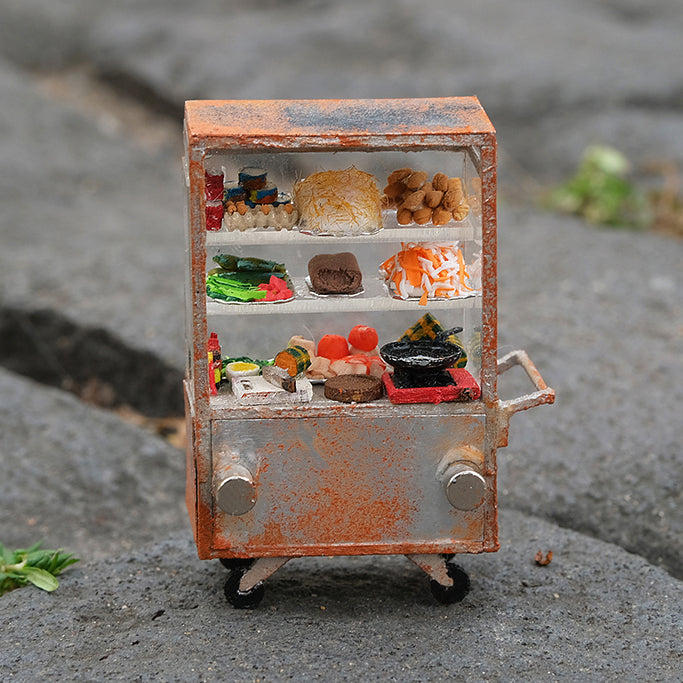 Nam Châm Xe Bánh Mì Sài Gòn - Mô Hình Hàng Rong Thủ Công