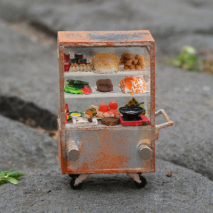 Nam Châm Xe Bánh Mì Sài Gòn - Mô Hình Hàng Rong Thủ Công